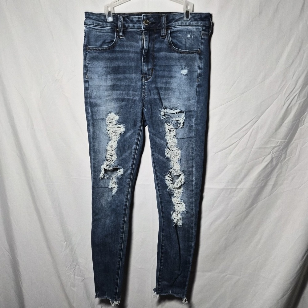 American Eagle AE RF-AEM120605U9A Boyfriend Fit Jeans‎ Women's 4 Short